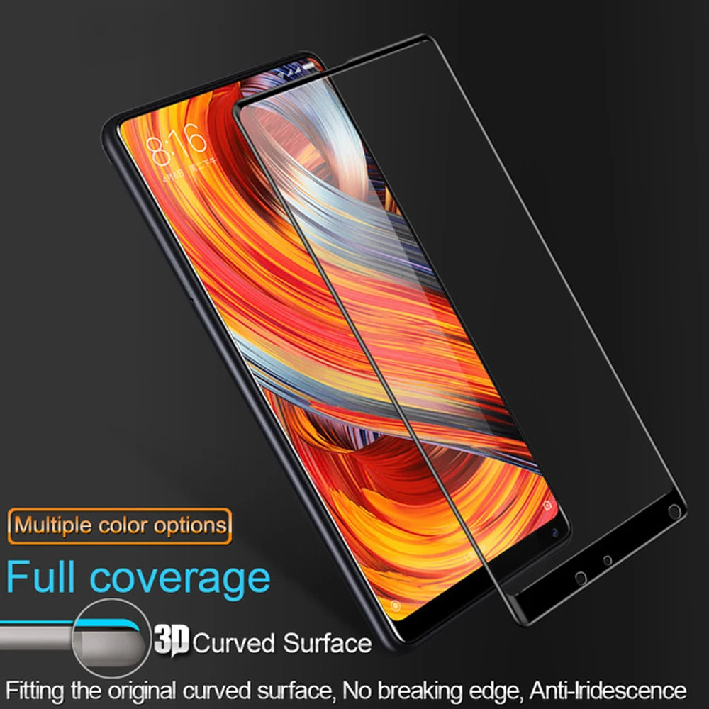 3D Защитное стекло для xiaomi mi max 2 3 Закаленное mix 2s Защита экрана телефона пленка