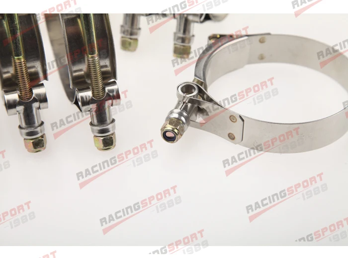 Комплект из 8 т болтовых зажимов 2 75 дюйма турбо соединитель для шланга