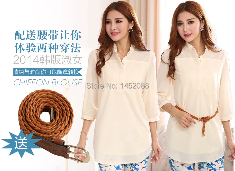 Новый большой sizThe новый размер &quot женская с короткими рукавами шифон shirte |