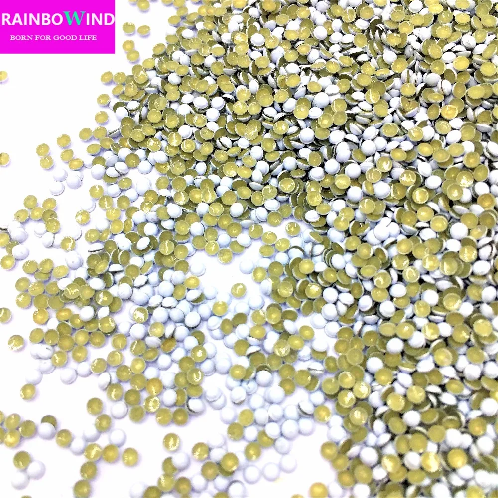 Новинка 100000 шт./пакет 3D strass 3D 2,0 мм круглые металлические шпильки блестящее украшение для ногтей, со стразами Outlooking