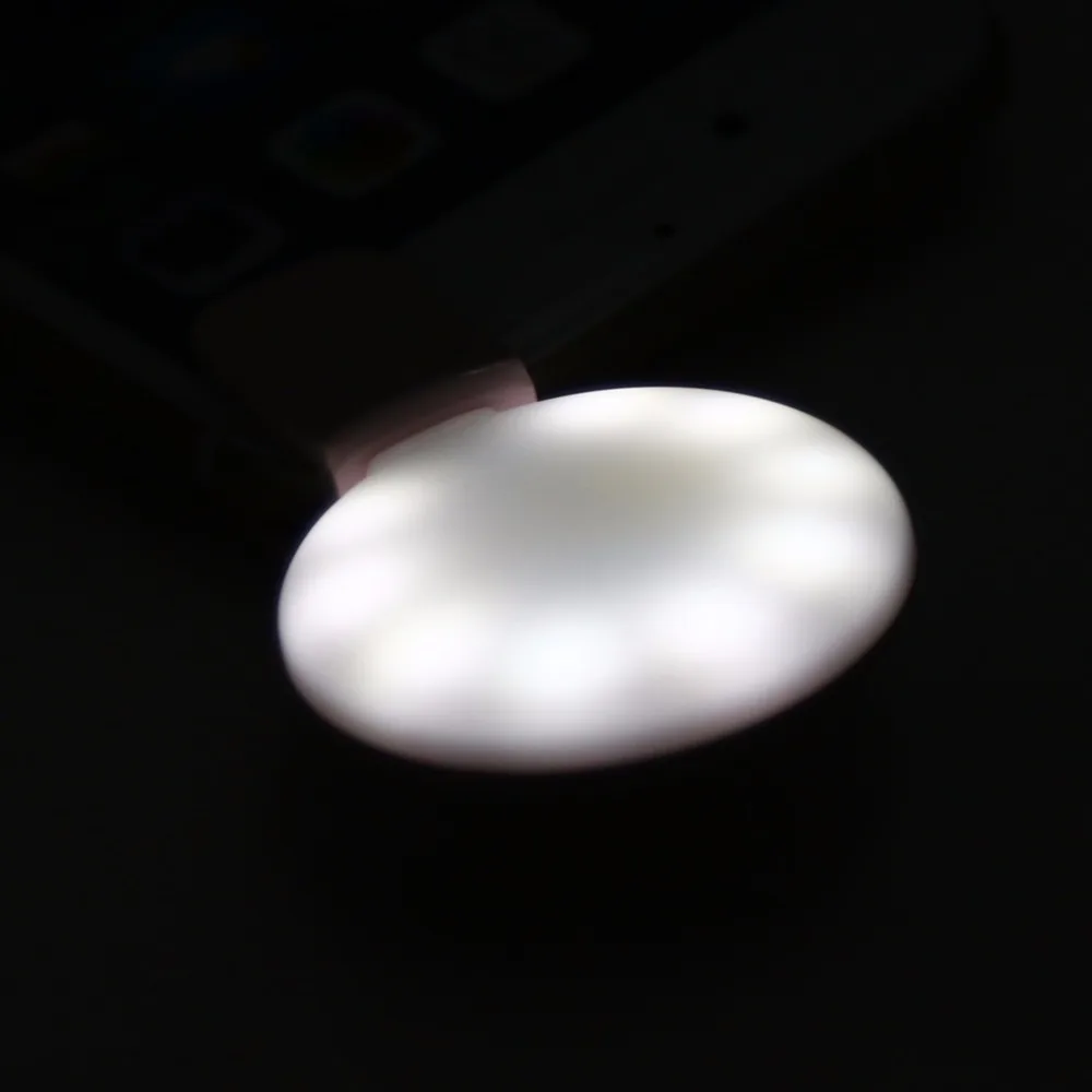 Newest Mini selfie portable flash LED light photo camera light ring For Phone Lens For Samsung S5 S6 S7 S7 S8 edge Note 4 5