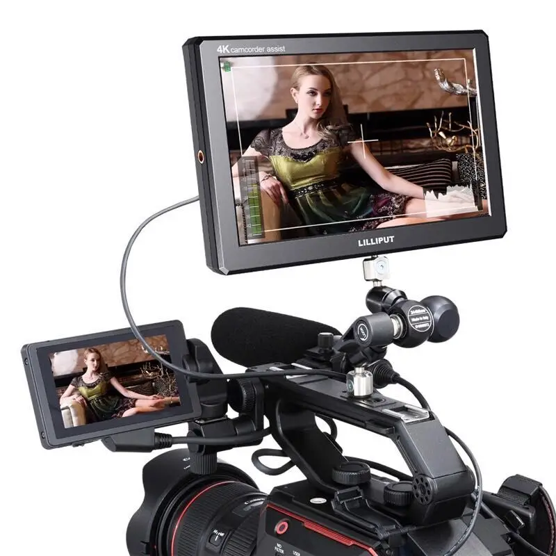 Lilliput A8 8.9 Inch Utra Slim IPS Full HD 1920x1200 4K HDMI 3D-LUT On-camera Video Field Monitor for DSLR Camera |