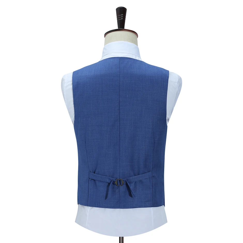 Plyesxale Slim Fit Мужские свадебные костюмы одна кнопка темно синий светильник синий мужские формальные костюмы весна осень костюм из 3 предметов Q353