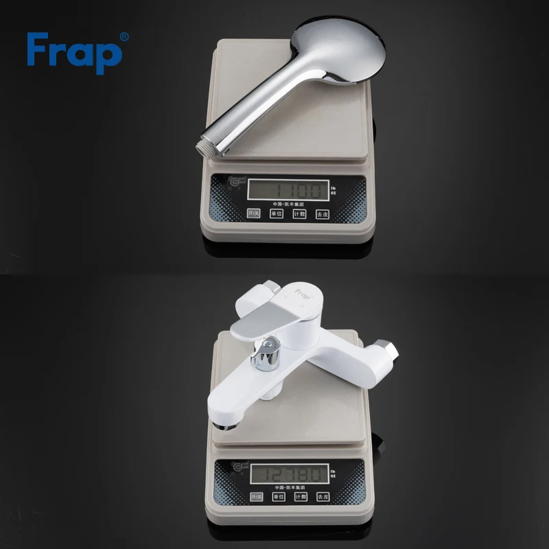 Смеситель для душа Frap F3245 + F1031 Белый настенный смеситель ванной комнаты|Смесители