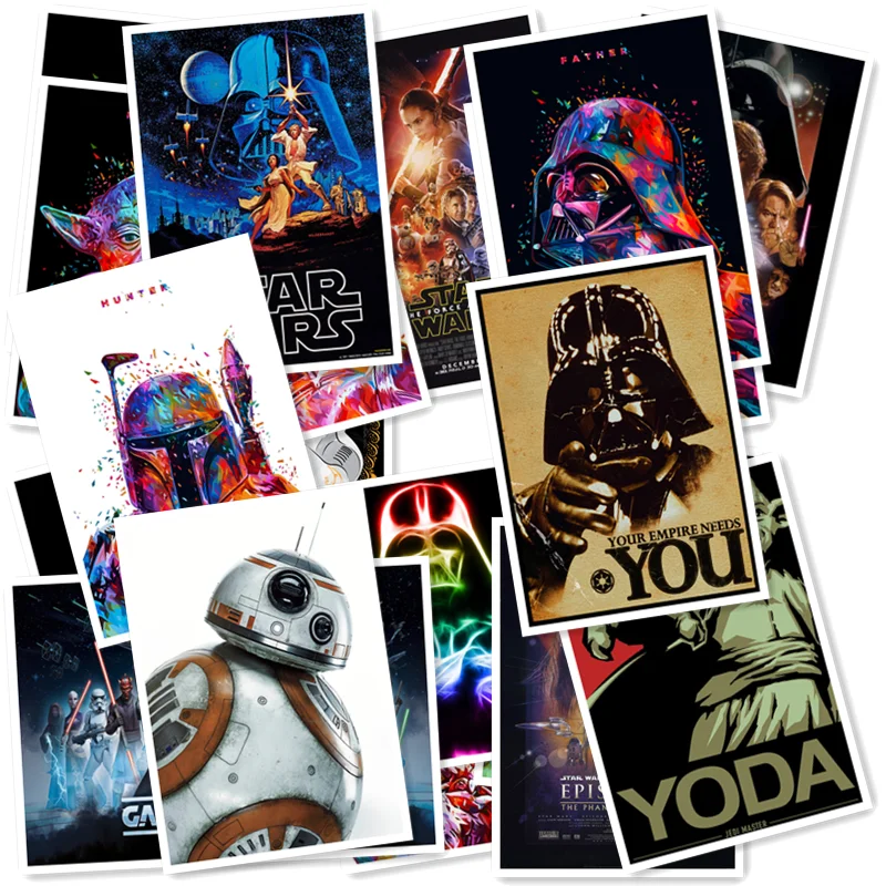 Стикеры из ПВХ серии A1 1 # Star Wars 20 шт. домашний декор стильные настенные