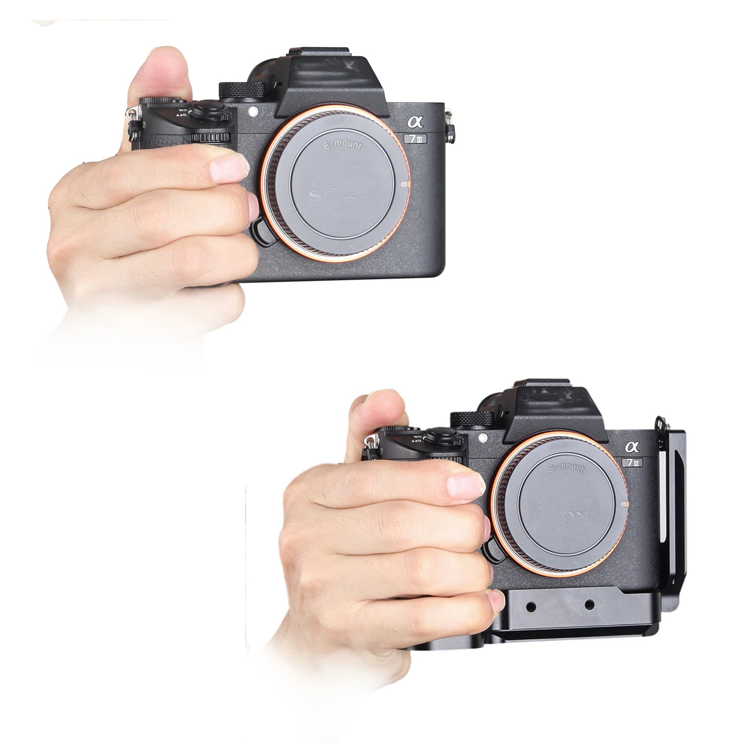 Бесплатная доставка EACHSHOT l-образный кронштейн для sony A7III A7M3 A7R III A9 с Arca-Swiss Quick Release |