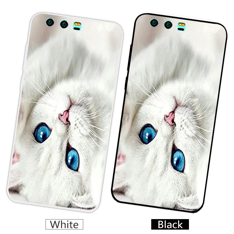 For Huawei Honor 9 Case Silicone Cover 5.15'' for Funda Ultrathin Coque Honor9 Black Matte Night Build Cases | Мобильные