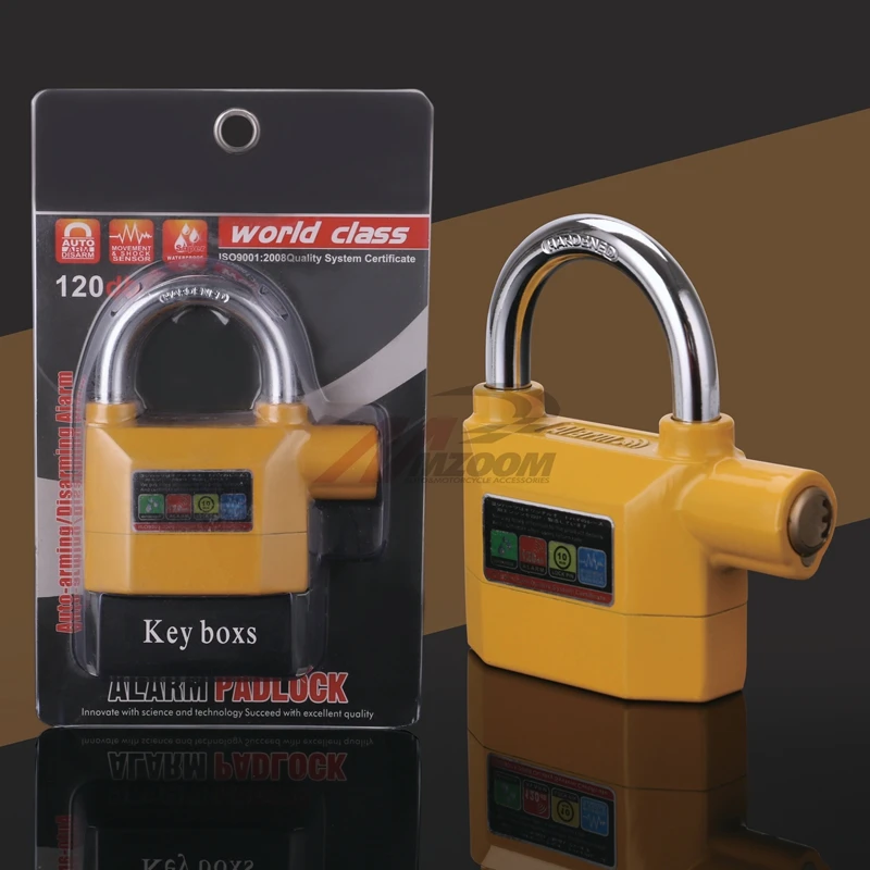 Бесплатная доставка водонепроницаемый замок с защитой от кражи для велосипеда