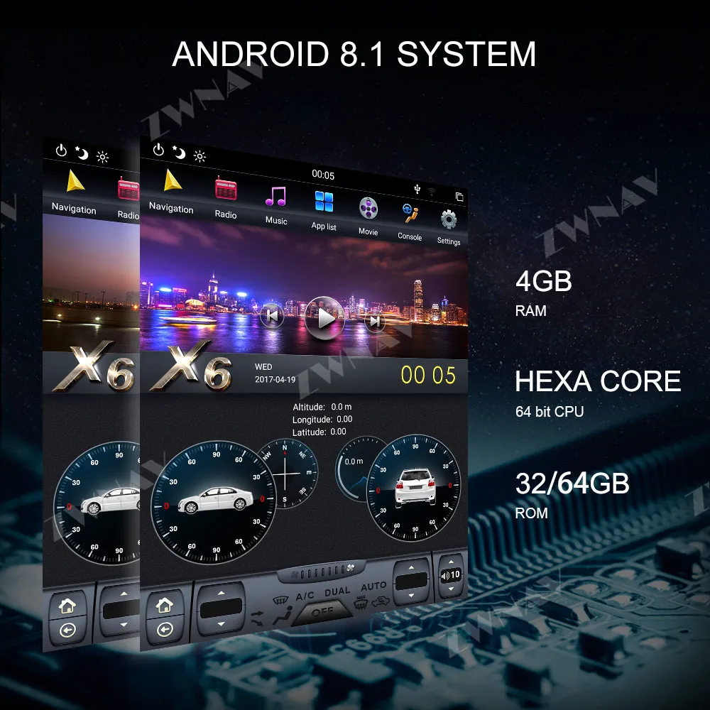 PX6 4 Гб ОЗУ Тесла стиль Android 9,0 Автомобильный gps навигация для Volkswagen Golf 7 2010- головное устройство Мультимедиа Радио магнитофон