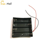 4 slots plastic battery holder storage box case for 4x 18650 rechargeable battery