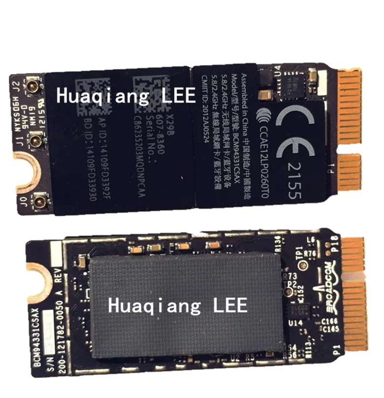 Для Macbook Pro 15 &quotretina A1398 A1425 Аэропорт Wifi Bluetooth карта Broadcom BCM94331CSAX|wifi bluetooth card|bluetooth cardwifi