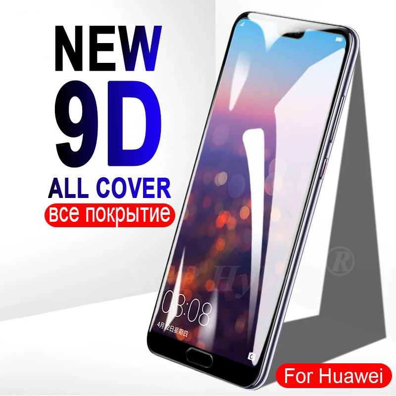 Чехол из закаленного стекла 9D для Huawei P20 P30 Lite чехол Mate 20 10 Pro light P10 защитная