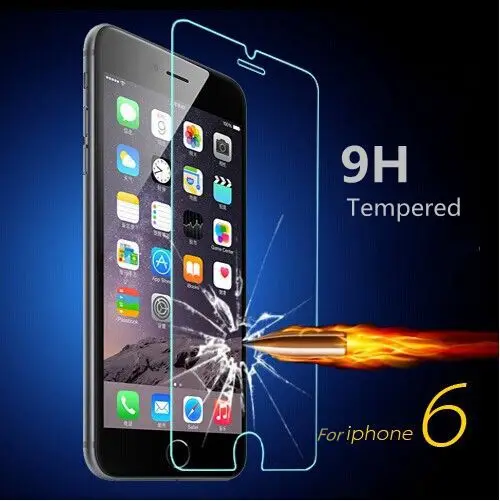I6 / 6 S плюс закаленное стекло экран протектор для Apple iphone 4.7 5.5 чехол усиленная