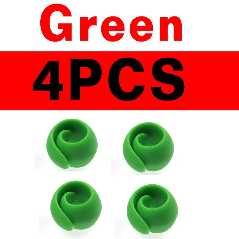 4pcs Green Wifreo 4 шт. мухоловка силиконовый держатель для ниток катушка безопасный для спортивных инструментов держатель катушки и Нитевдеватель инструмент для завязывания мух аксессуар - Цвет: 4pcs Green