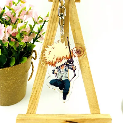p17 My Hero Academia Double Sided Clear Keychain Boku no Hero Academia Key Chain Hot Sale Anime Key Ring CE0511/5 - Цвет: p17