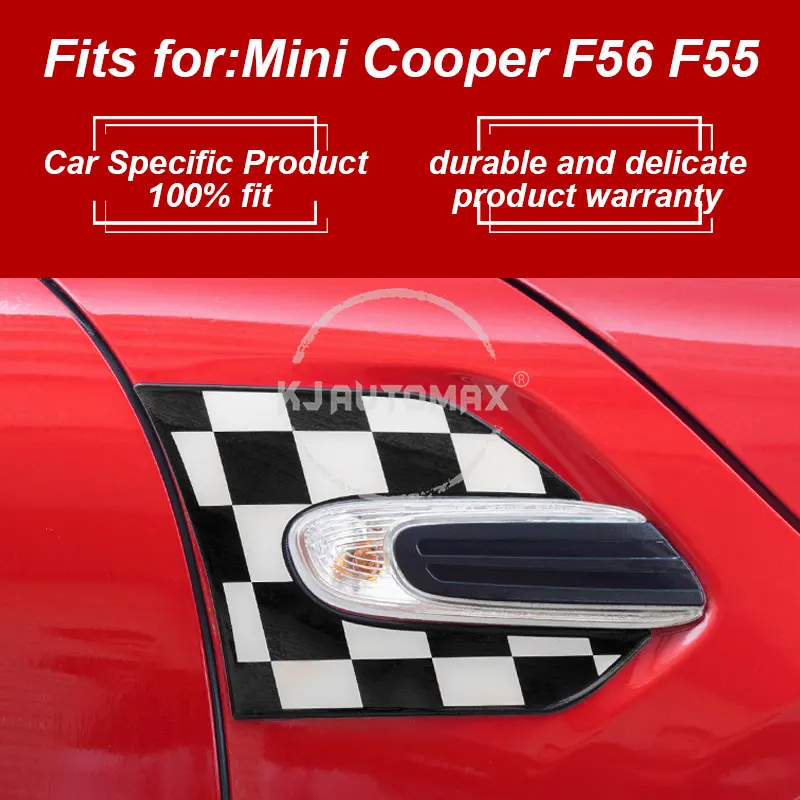 KJAUTOMAX для мини Купера F55 F56 наклейка на крыло UnionJack серый Джек сине-зеленый