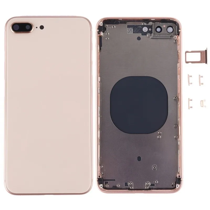 Задний корпус для iPhone 8 металлический крышка батареи Plus Корпус средний Замена