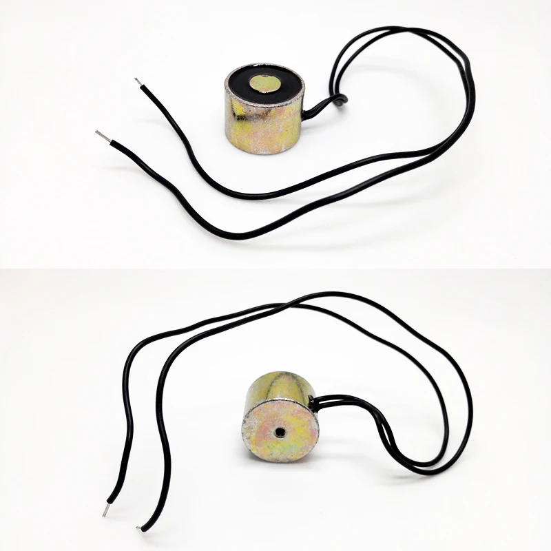 Электромагнит мини размера 12 В постоянного тока 1 кг 10 Н диаметр адсорбционной