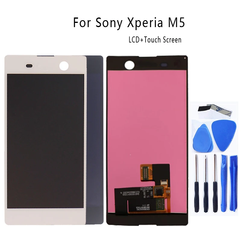 Оригинальный ЖК дисплей для Sony Xperia M5 дигитайзер сенсорного экрана E5603 E5606 E5653