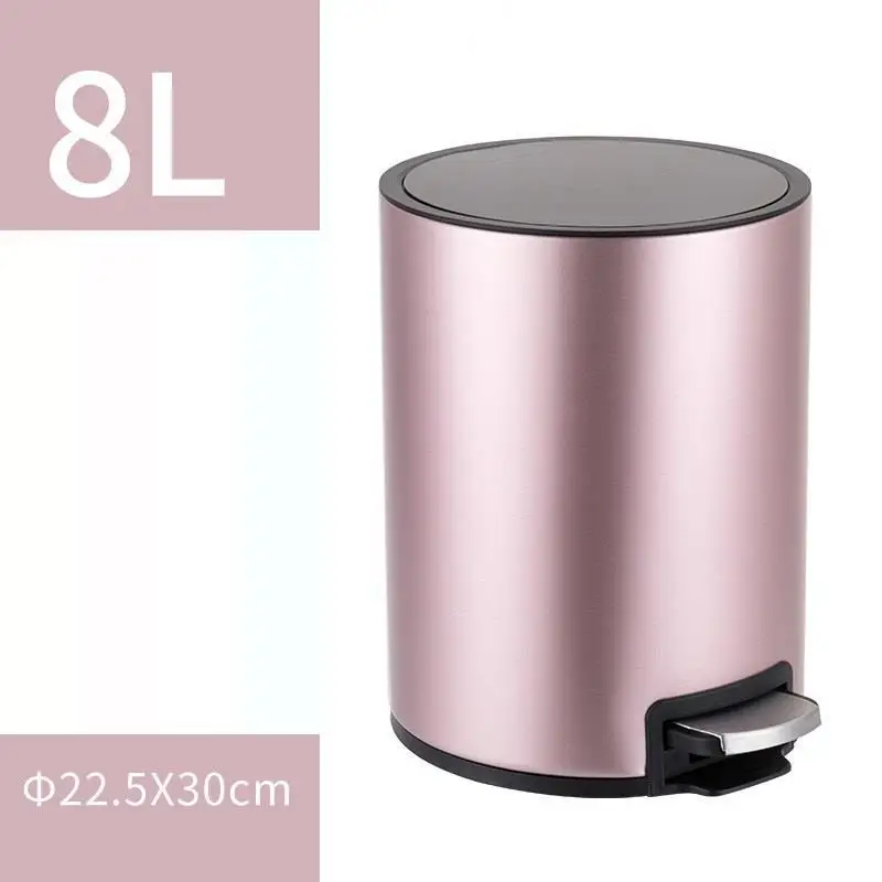 MODEL O Trashcan Kosz Na Smieci мусорный бак Habitacion Cubo Basura Papelera Cocina педаль Lixeira мусорный бак корзина для мусора - Цвет: MODEL O