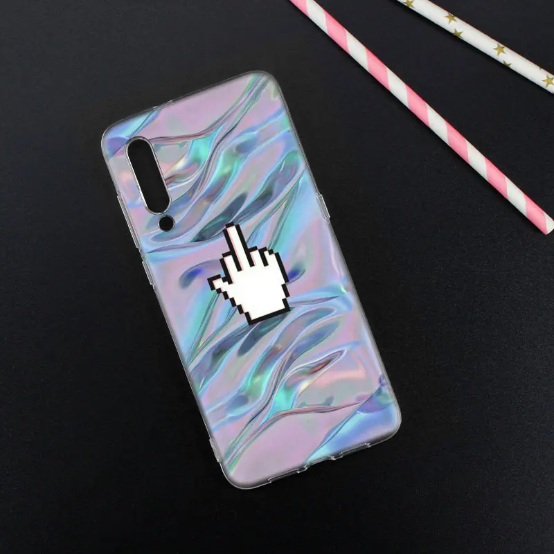 Радужный силиконовый чехол для Xiaomi Pocophone F1 Mi 5X A1 6X 8 SE Lite Play Mix3 9 9SE 9T Pro CC9|Бамперы| |