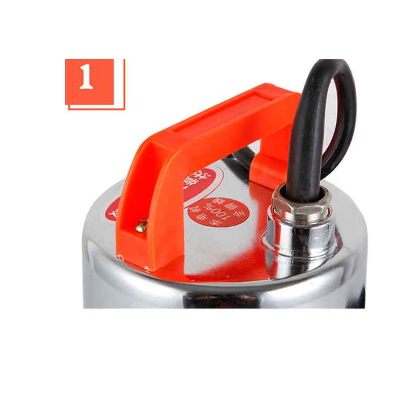12 В 24 В dc Электрический погружной насос для откачки d 12 в 24 в 48 в 60 в мини водяной насос постоянного тока из нержавеющей стали dc мини насос для сада