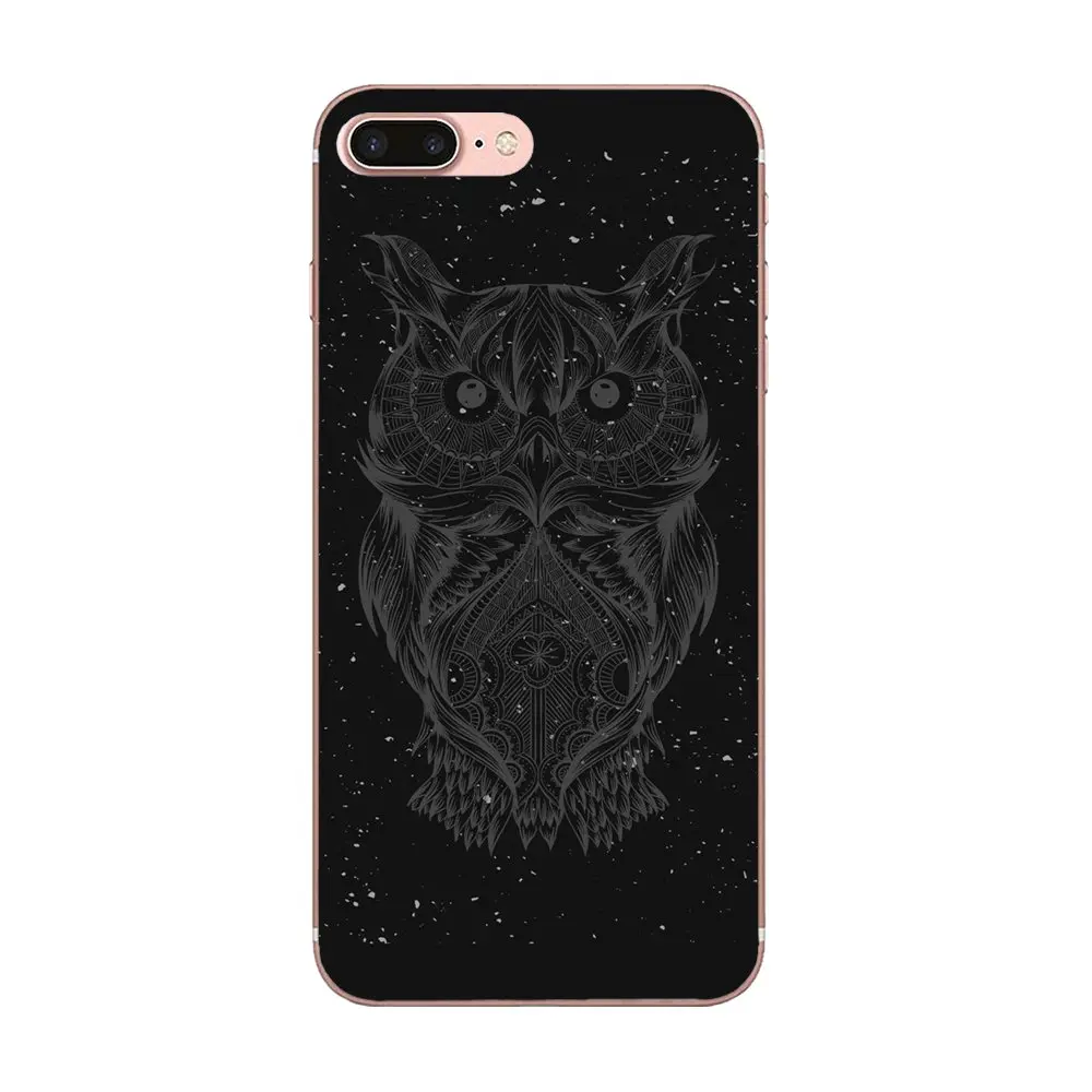 as picture Animal Night Owl Lovely For Galaxy Alpha Core Note 2 3 4 S2 A10 A20 A20E A30 A40 A50 A60 A70 M10 M20 M30 TPU New Style Unique - Color: as picture