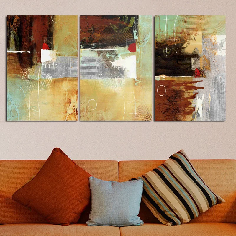 Современная абстрактная картина маслом холст Картина HD Печать яркие цвета