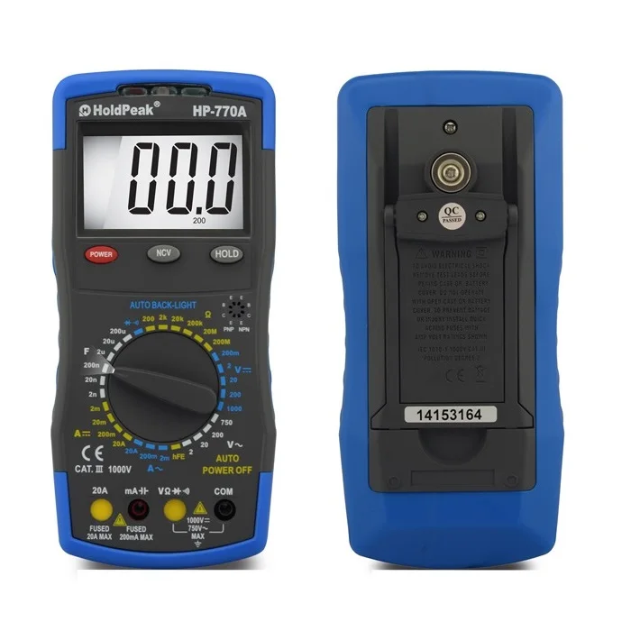 Цифровой вольтметр Multimetro с сумкой для переноски | Инструменты