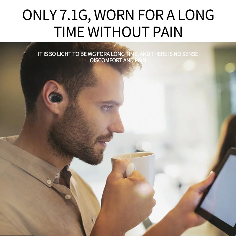 Fineblue XS Беспроводная Bluetooth 5,0 гарнитура наушники TWS двойные мини наушники с зарядным устройством для iPhone Xiaomi мобильный телефон