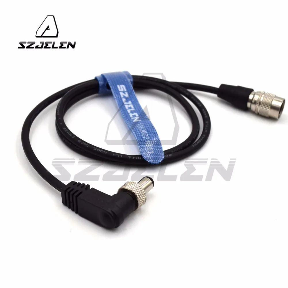 SZJELEN Hirose 4 pin 12V Выходная мощность в DC5.5/2 1 замок DC2.1 для видео устройств E5/E7 кабель