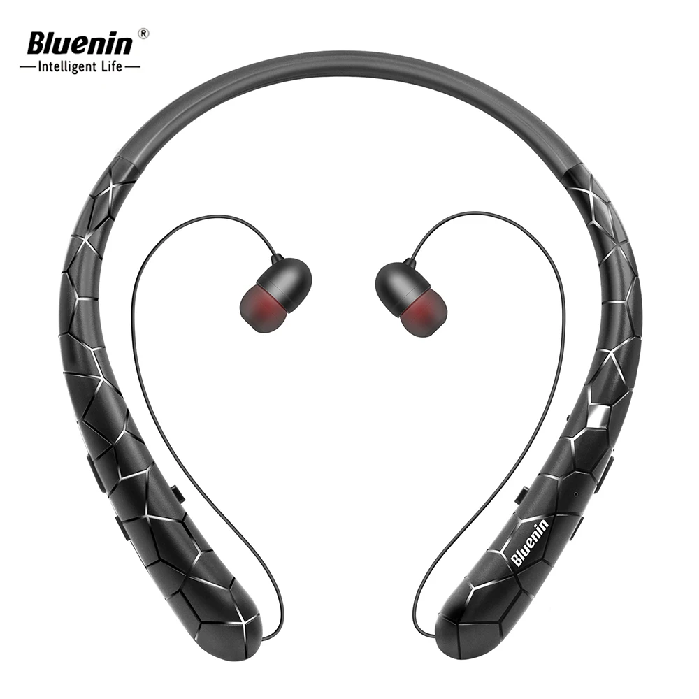Bluenin V4.1 спортивные наушники aptX стерео CVC 6 0 шумоподавление Bluetooth вибрационное