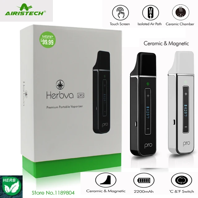 Оригинальный Airistech Herbva Pro керамический испаритель с сухой травой кончик Chamble 2200