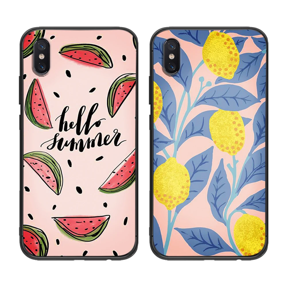 Summer Pineapple Lemon Cactus Watermelon For Xiaomi Redmi Note 5 S2 7 Plus 6 3 3S Pro 4A 4X 5A 6A Prime Case Mi 9 8 RG Lite | Мобильные