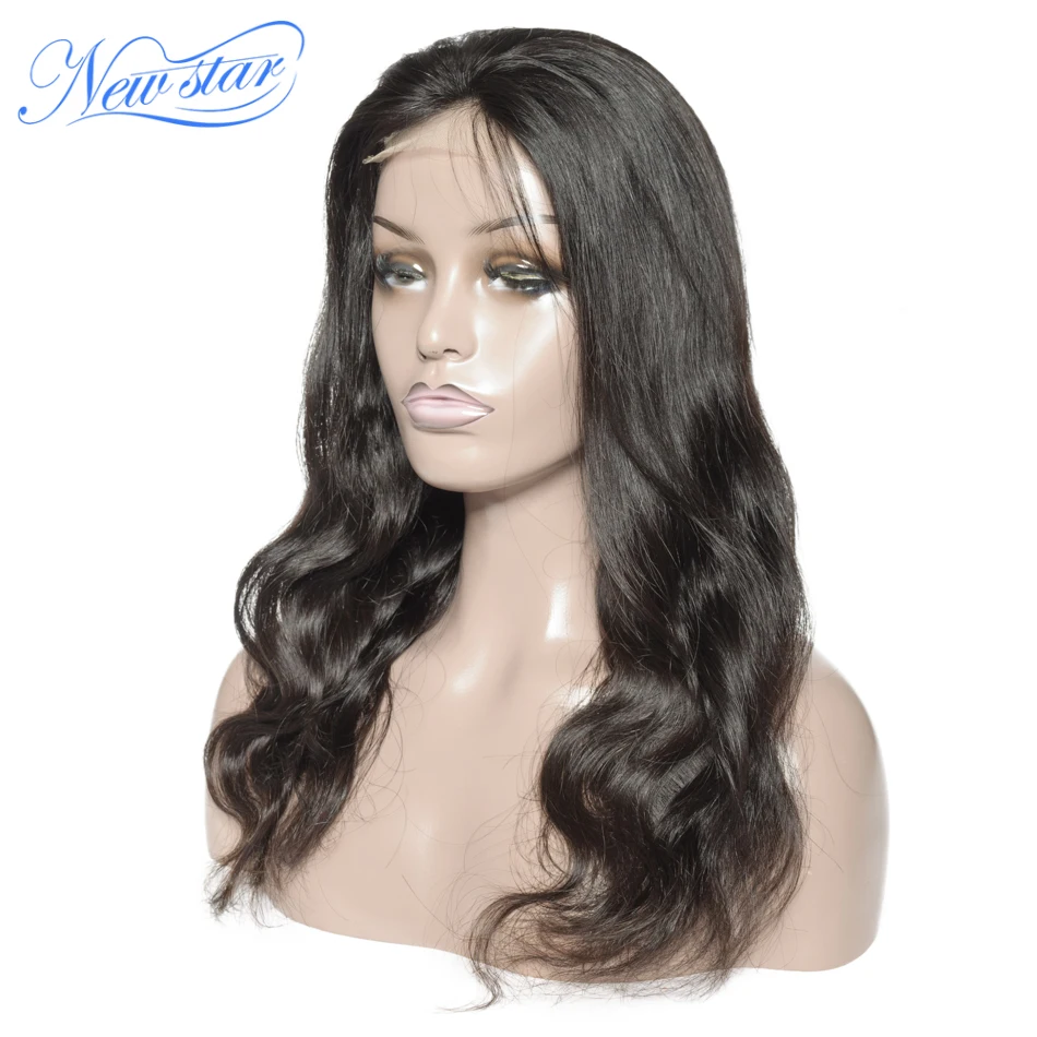 Brazilian Body Wave 150%Density Lace Wig Glueless 4x4 Closure Wig Customized New Star Virgin Human Hair Wig For Black Women