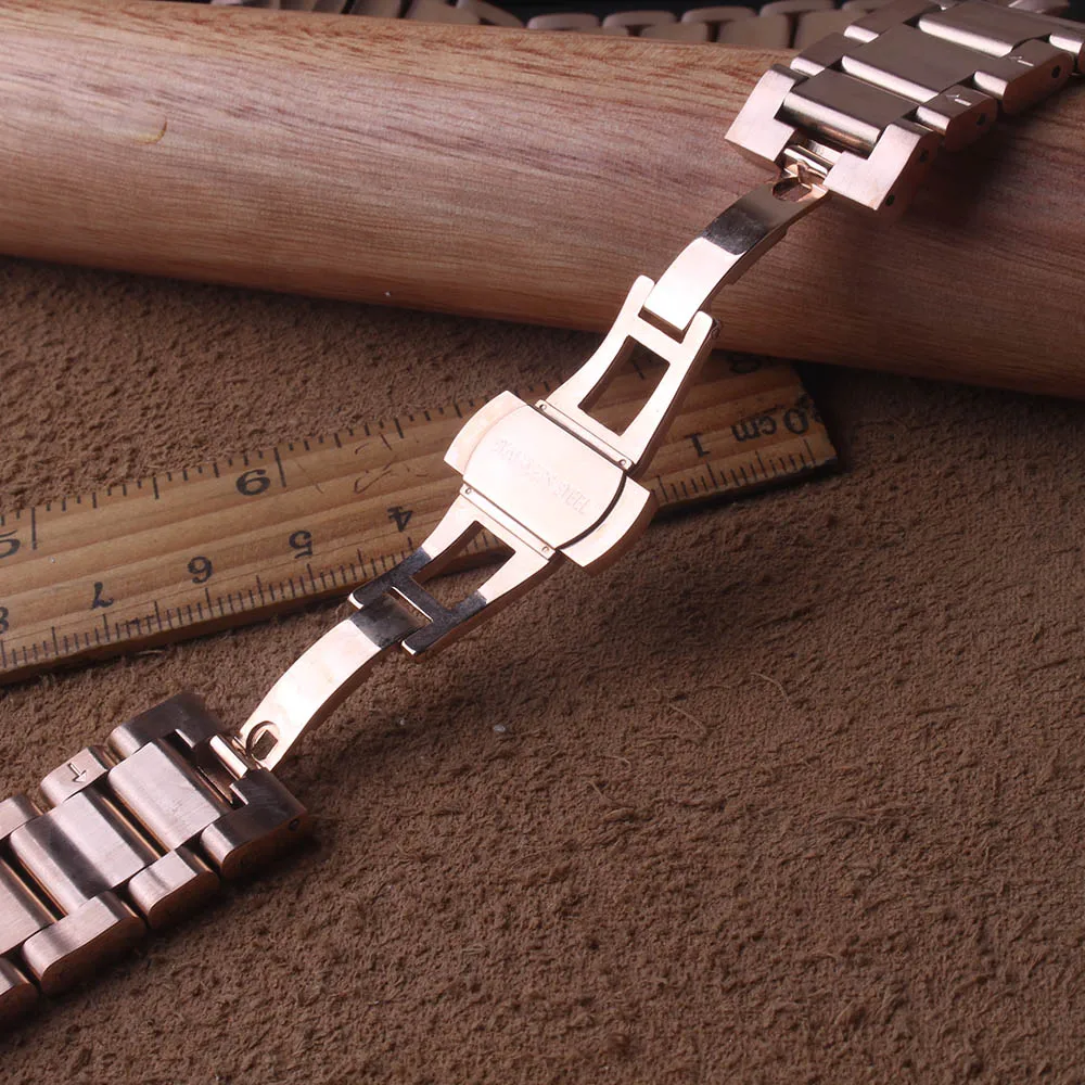 

2019 Watchbands Luxury Stainless Steel watch strap Replacement Strap For Samsung Galaxy Watch 42mm curved ends special bracelets