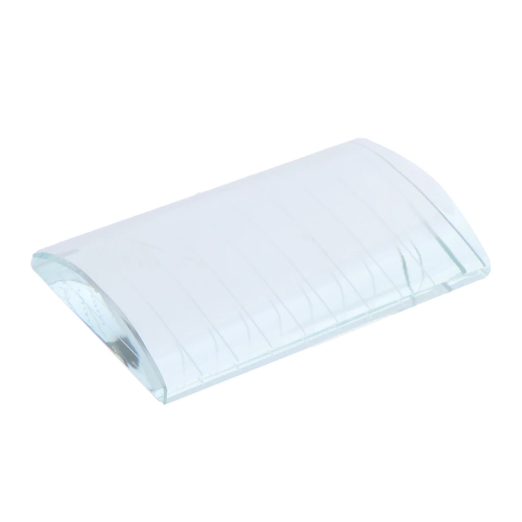 Eyelash Extension Crystal Glass Eye Lash Stand Pallet Holder/Lash Tray Strip Board 8x5x1.1 cm | Красота и здоровье
