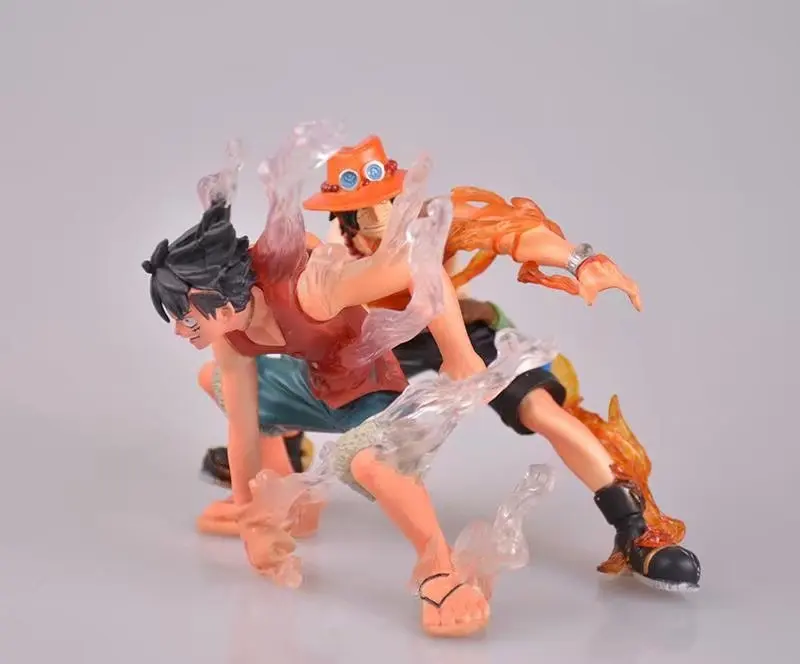 Аниме One Piece 4 шт./компл. супер эффект Маршал Луффи Эйс учить курильщика ПВХ Фигурки