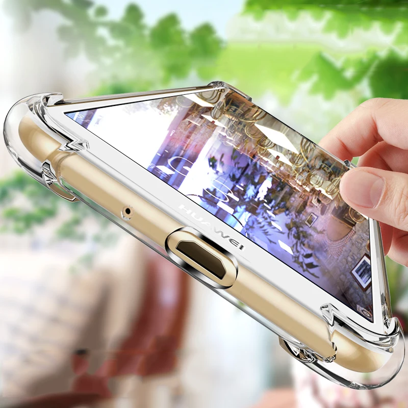 Защитный силиконовый чехол на 360 градусов для HUAWEI Y5 Y6 2017 Y7 Prime Y9 2018|Бамперы| |