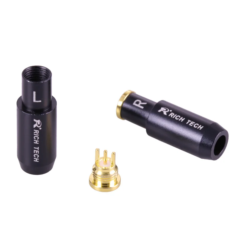 

10pcs/lot MMCX Female Jack Earphone Pin Plug for Shure ED5 SE535 SE846 T8I Straight Shape DIY R MMCX Connector Wholesales