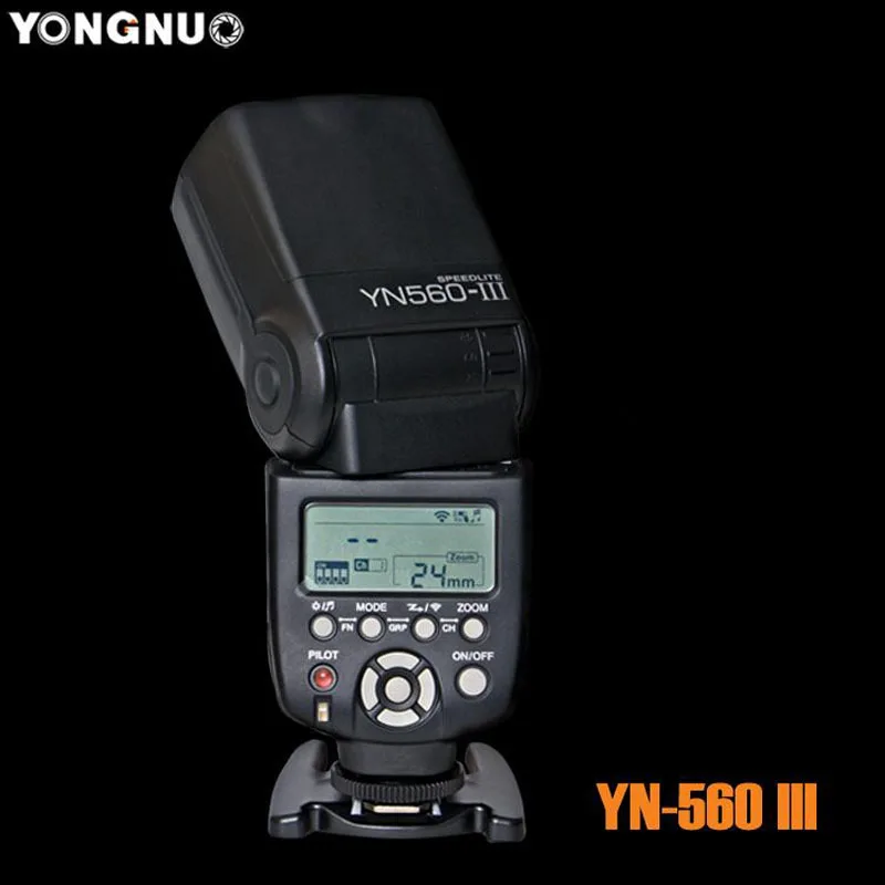 Вспышка YONGNUO YN 560 III для камеры Nikon D700 D7200 D7100 D7000 D5300 D5200 D5100 D5000 D3000 D90 D80 D70