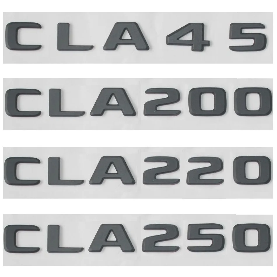 Новинка плоская черная эмблема для автомобиля C117 CLA значок CLA180 CLA200 CLA220 CLA250 CLA45