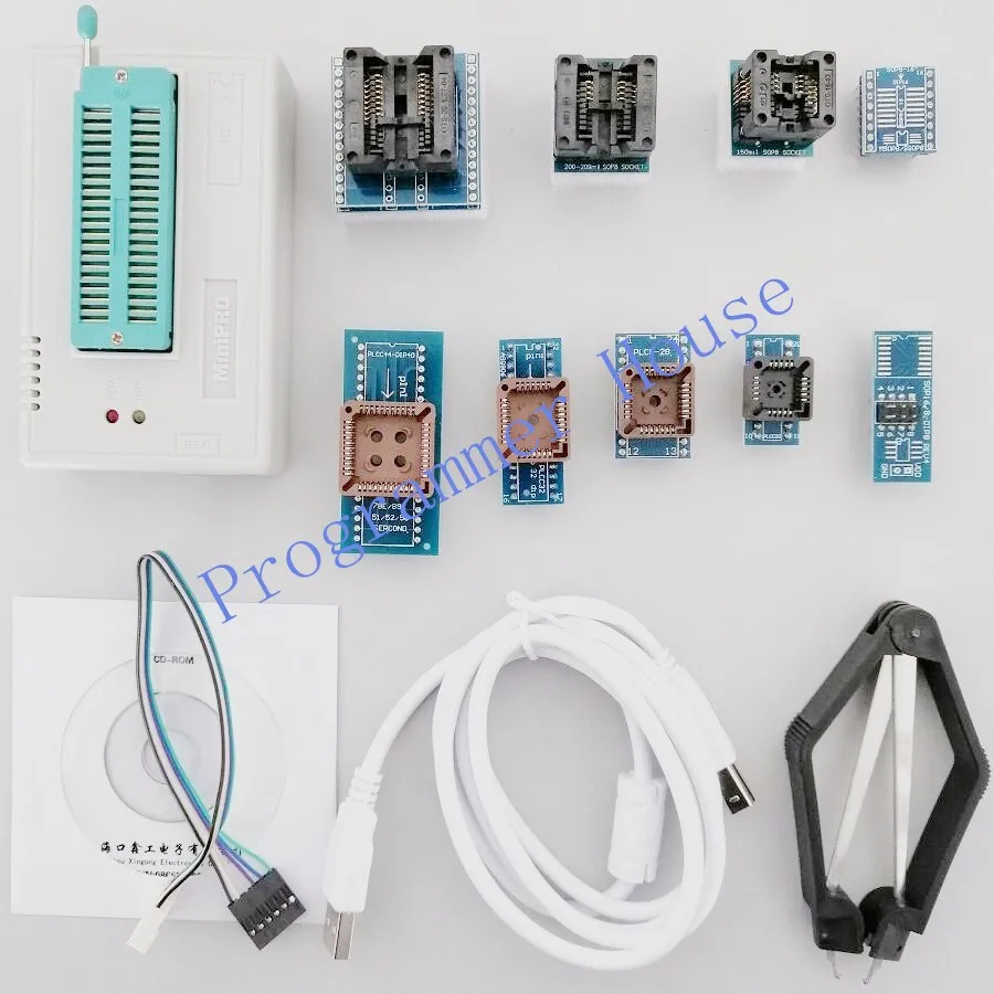 V3 IC адаптер для MiniPro TL866A TL866CS TL866II плюс программист TSOP32 TSOP40 TSOP48 SOP44 SOP56