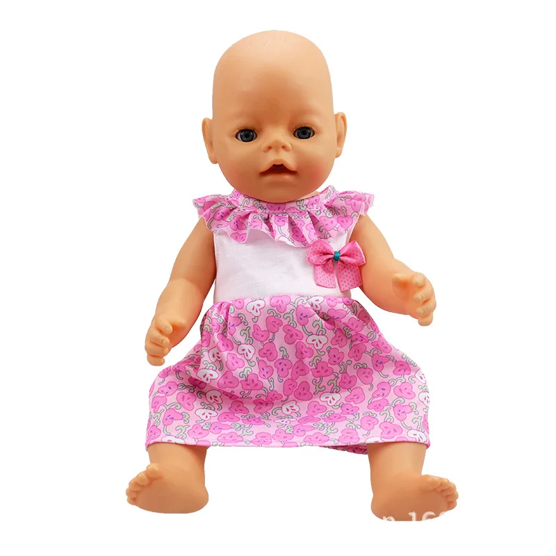 Детская одежда для куклы Baby Born, 6 стилей, милые принцессы, подходит для аксессуаров размером 43 см, подарок на день рождения.