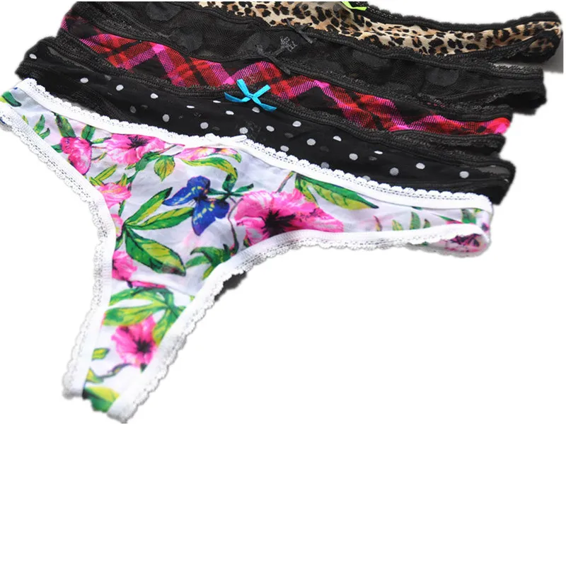 [США Размеры] 5 шт. женское сексуальное белье Плюс Размеры Для женщин трусики