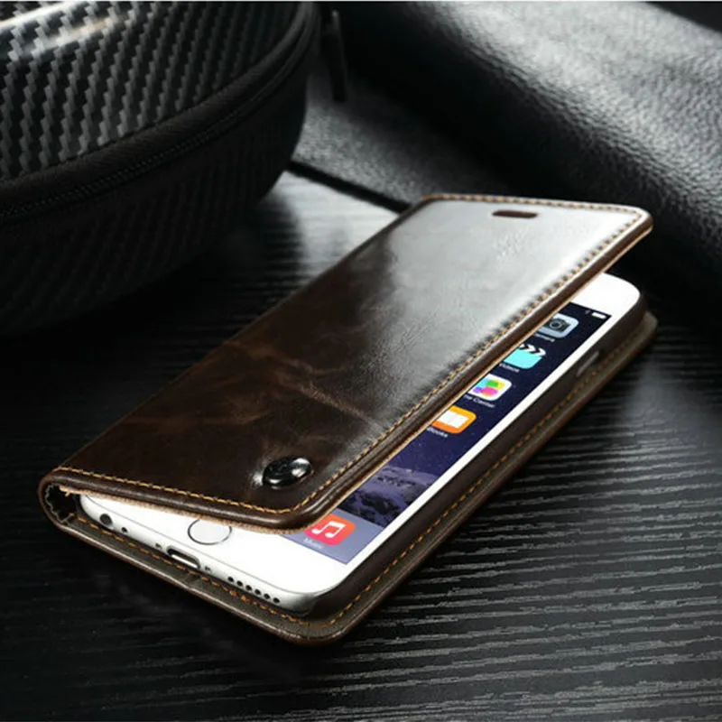 CaseMe чехол для iPhone 6 S/6 уникальных R64 кожаный Магнитный Флип Бумажник Дизайн с