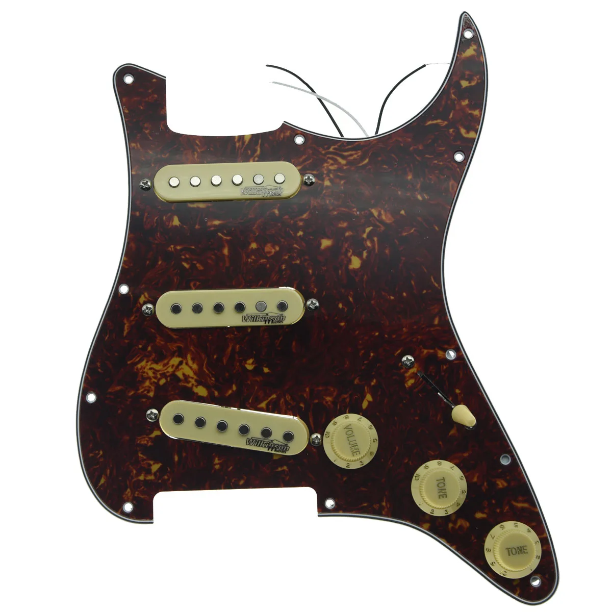 Dopro нагруженная гитара накладка с звукоснимателями Wilkinson Prewired ST Pickguard подходит Fender Strat Stratocaster Сделано в США/Мехико