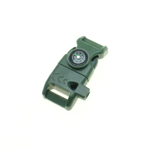 MilitaryGreen 1 шт. 5/" боковый свисток Компас Пряжка скребок парашют 550 шнур Паракорд Браслет Открытый походный рюкзак наборы для выживания - Цвет: MilitaryGreen