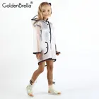 Водонепроницаемый дождевик из ЭВА для мальчиков и девочек, ветрозащитный дождевик-пончо для детского сада