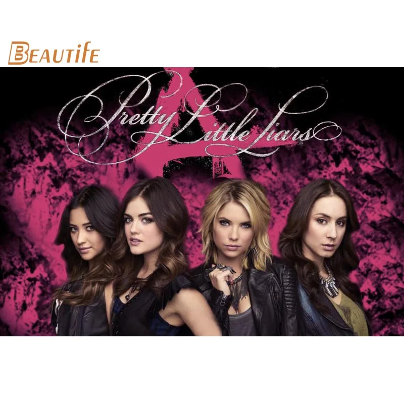 Новое поступление Little Liars и плакат ткань Шелковый украшения дома настенный